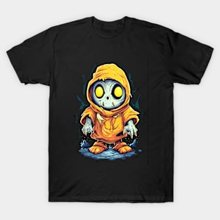 Eerie Halloween Ghoul Art - Spooky Season Delight T-Shirt